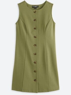 Montgomery Post
Button Front Mini Dress